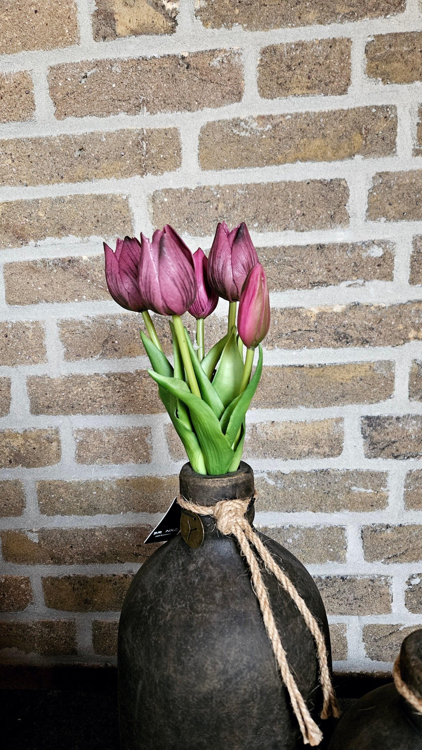 Real touch tulpen 25 cm Paars - O zo sfeervol