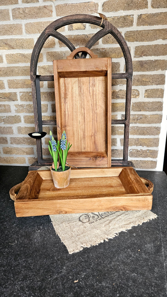 Houten dienblad M