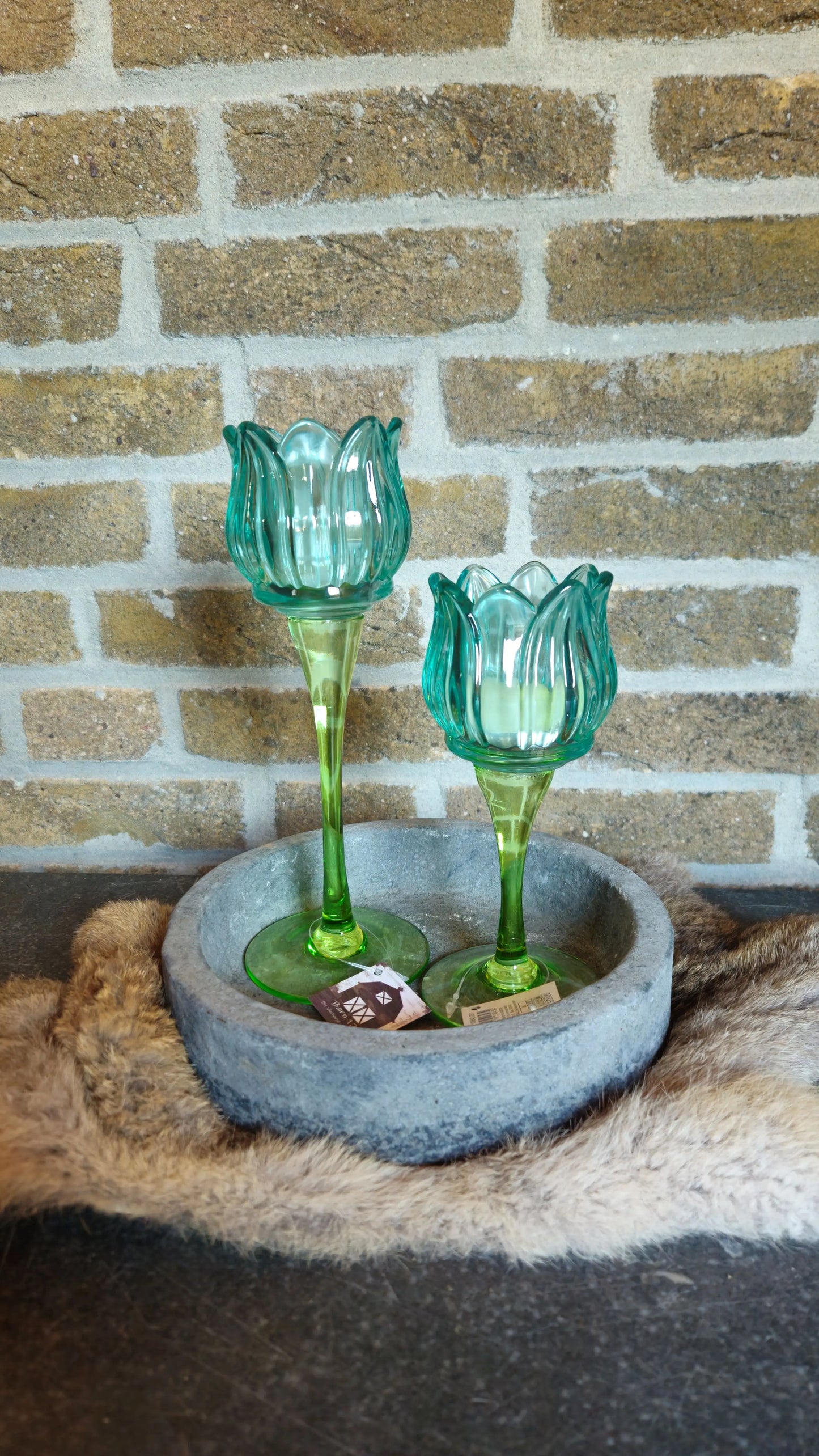 Tulpen Glaasjes Blauw – kunsttulpen in glas | Brynxzonline.nl