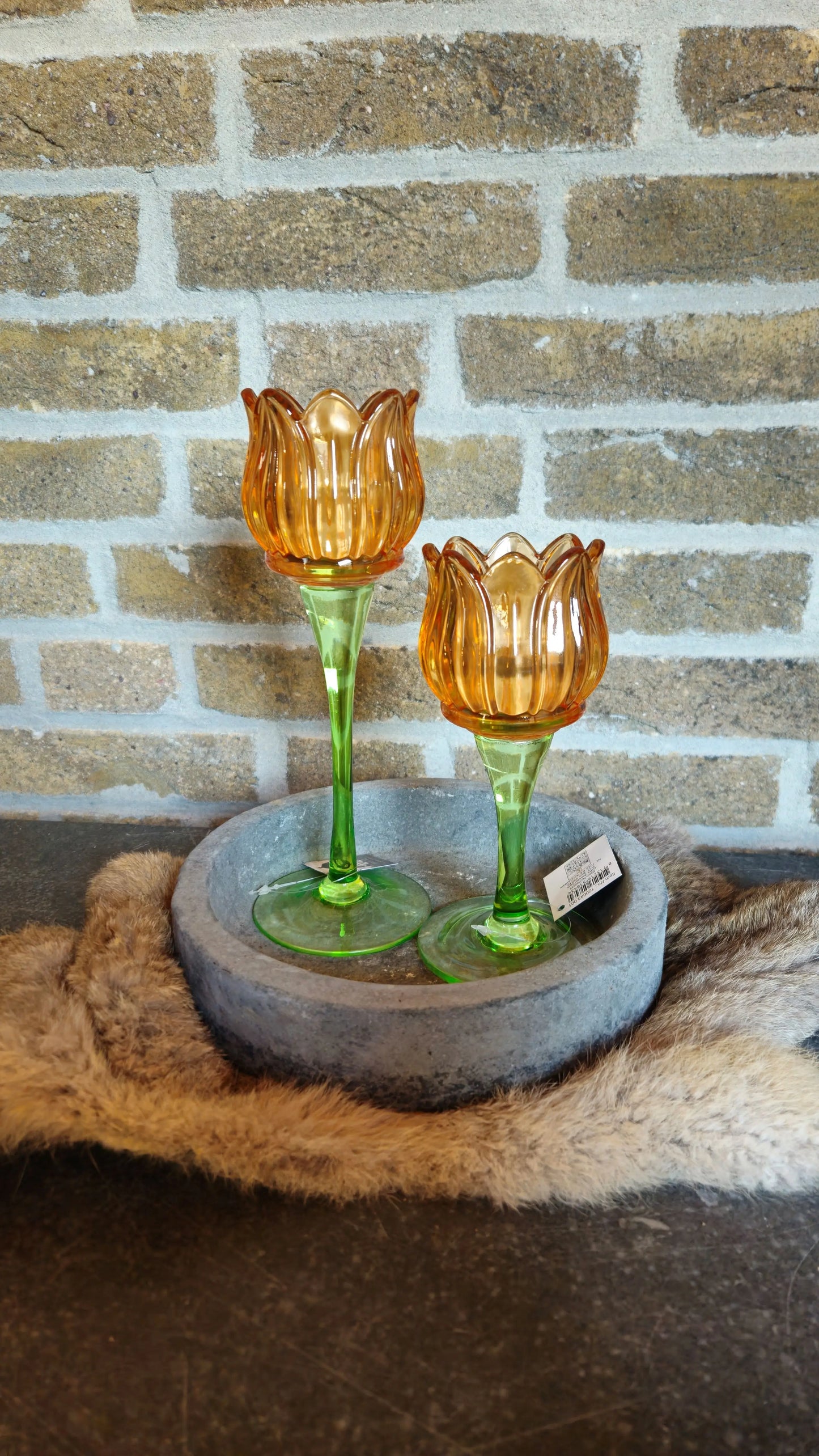 Tulpen Glaasjes Orange O zo sfeervol