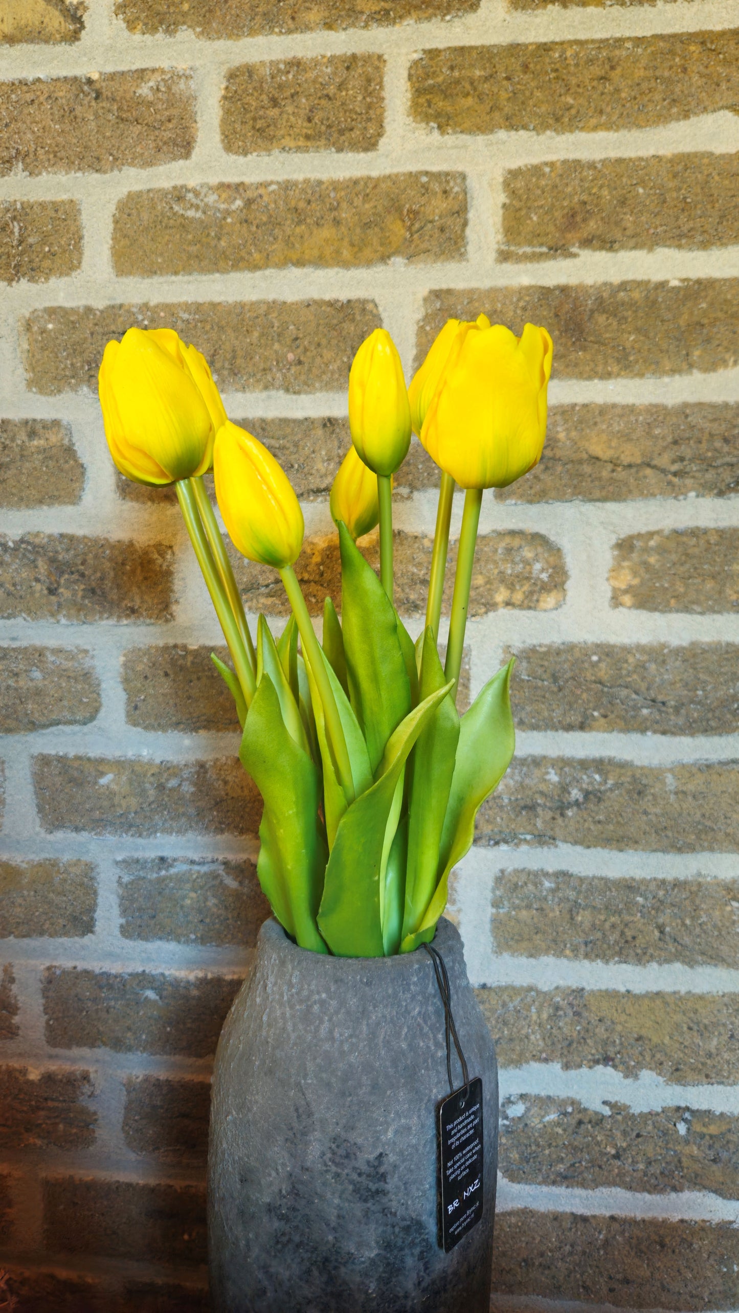 Real Touch Tulpen 46 cm Geel