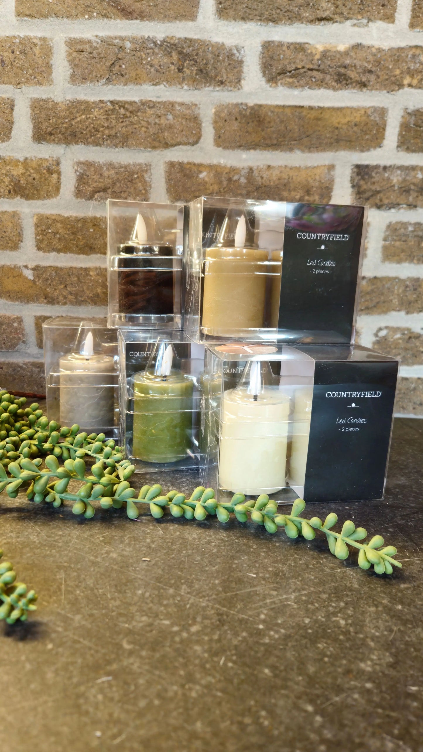 Led kaars 4,5 x 9 cm O zo sfeervol