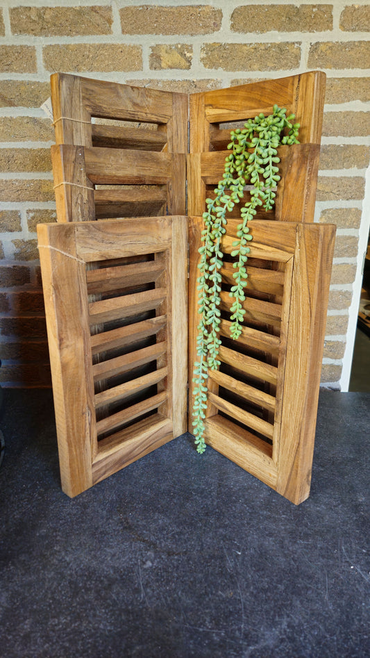 Houten duo luiken