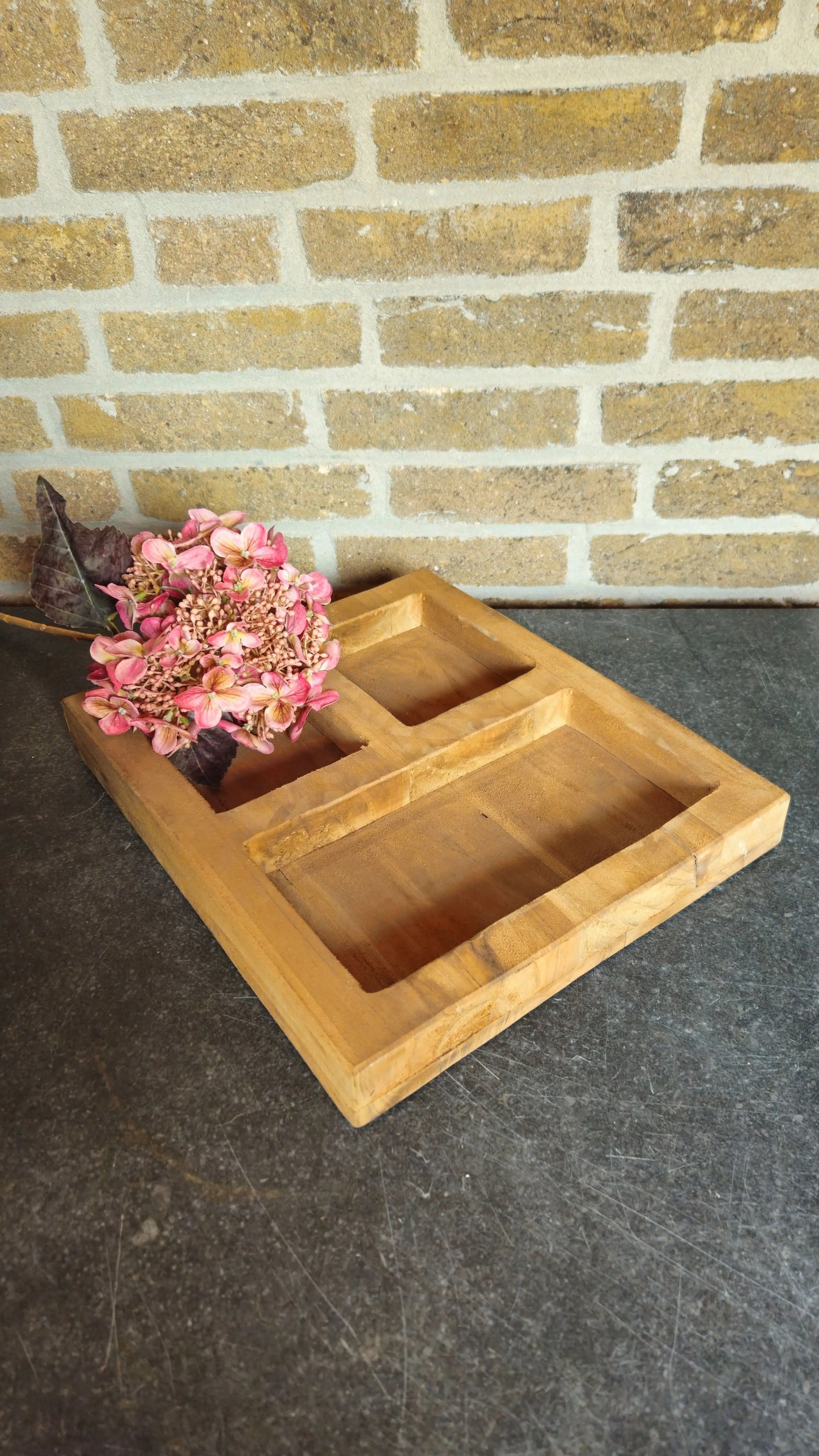 Houten plateau O zo sfeervol