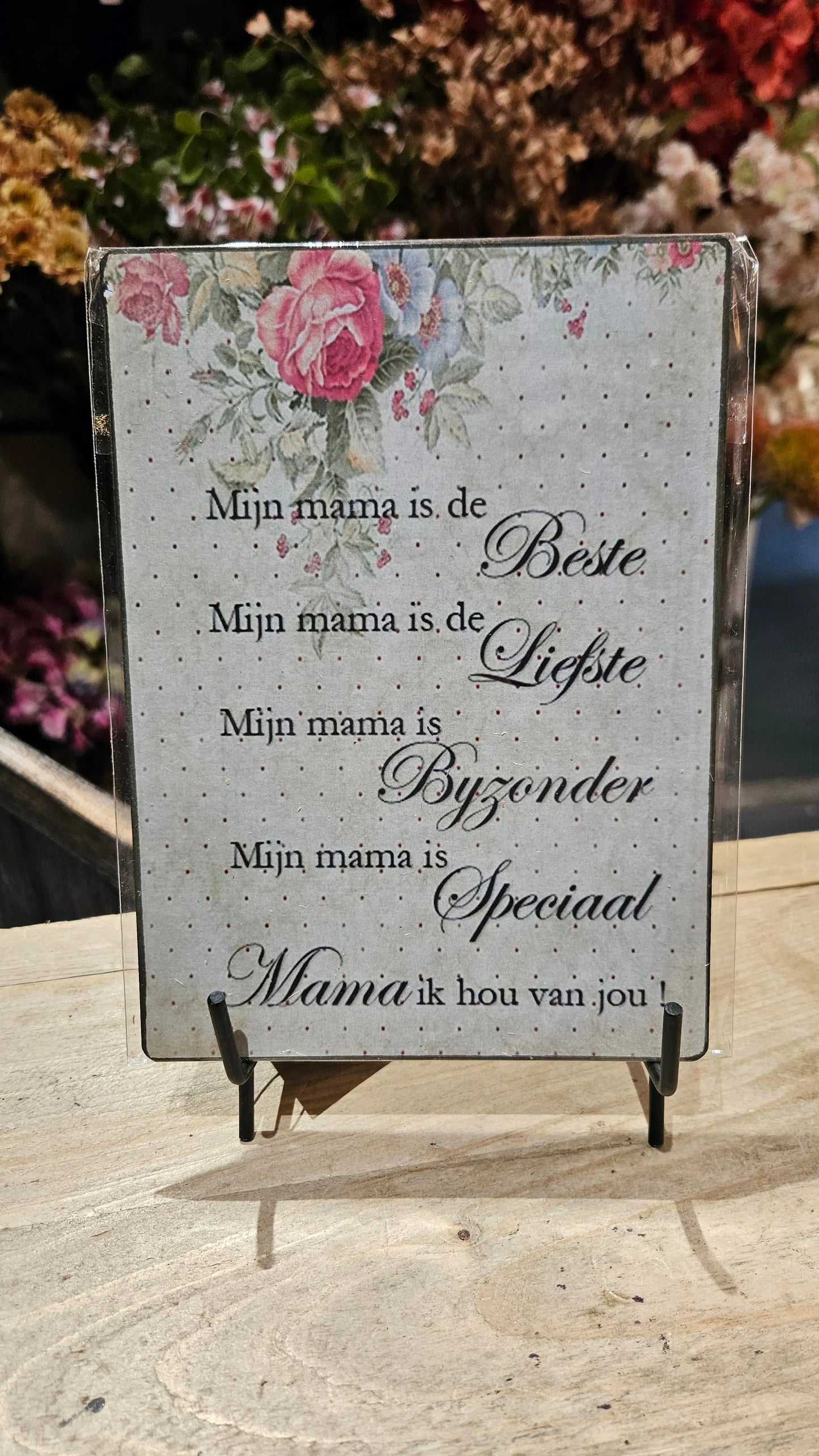 Tekst bordje no 2 O zo sfeervol