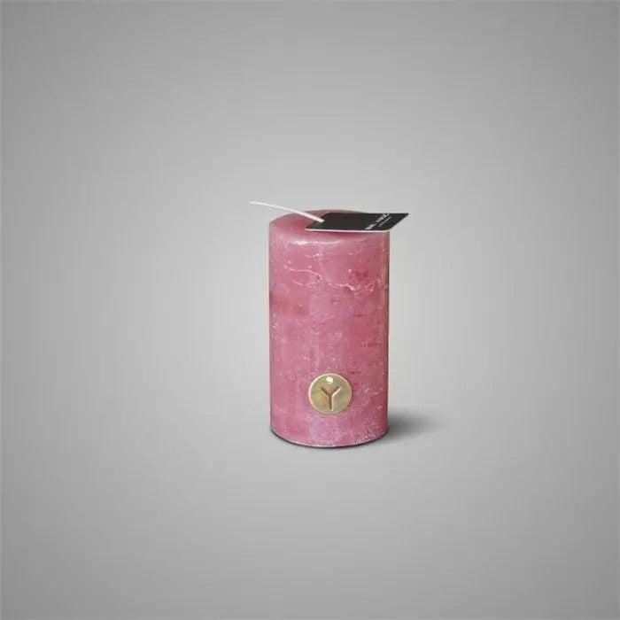 Brynxz rustic Candle old Pink 7x12 cm - Brynxz Online By O zo sfeervol