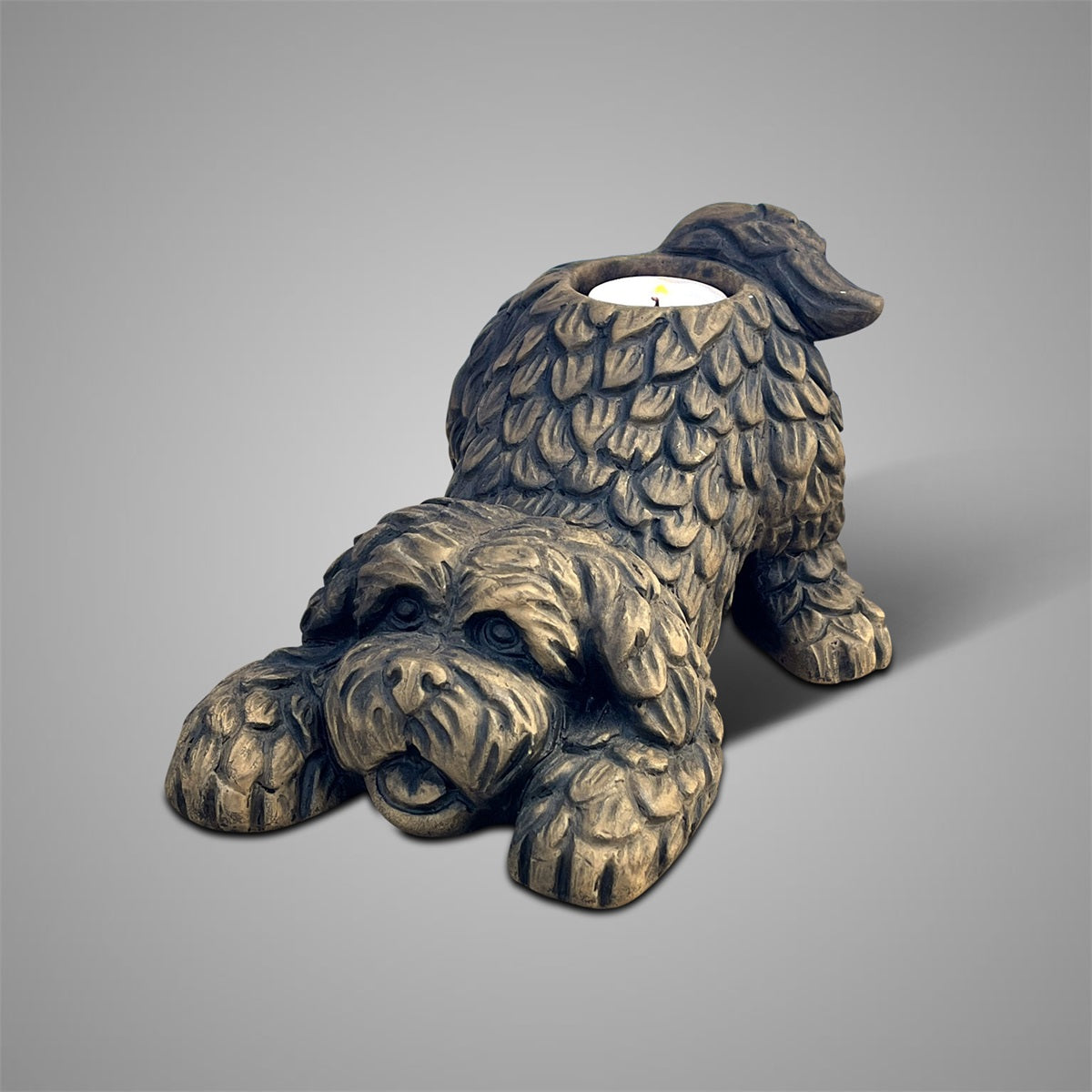Brynxz Barking Dog Tealightholder
