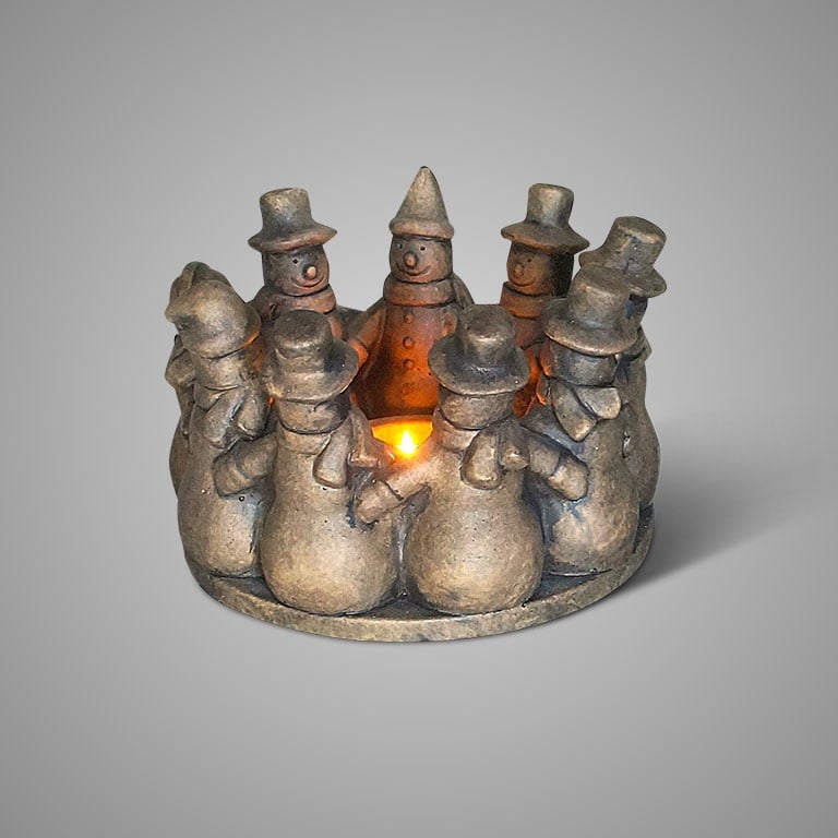 Brynxz Tealightholder Circle of Snowmen Brynxz Online