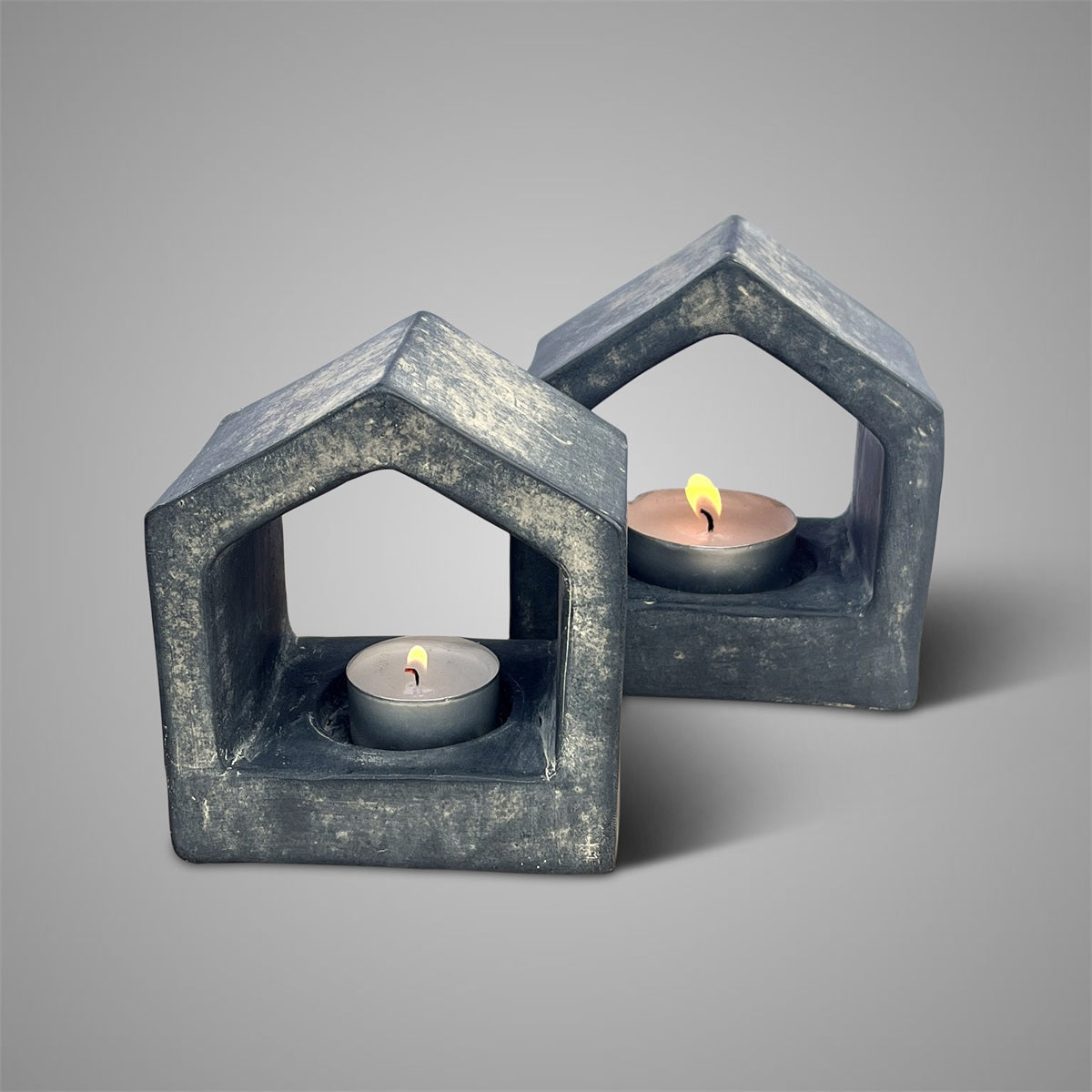 Brynxz Waxinelicht Huisjes set van 2 – Woondecoratie | Brynxzonline.nl