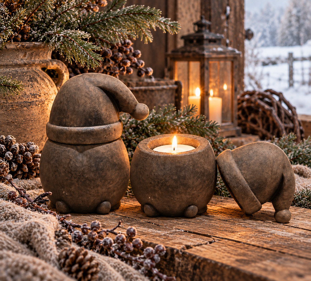 Brynxz Tealightcup Snowman M