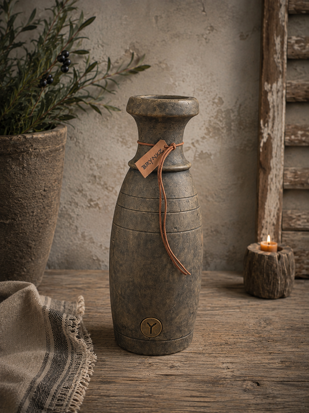 Brynxz Bottles with Lines and Rope