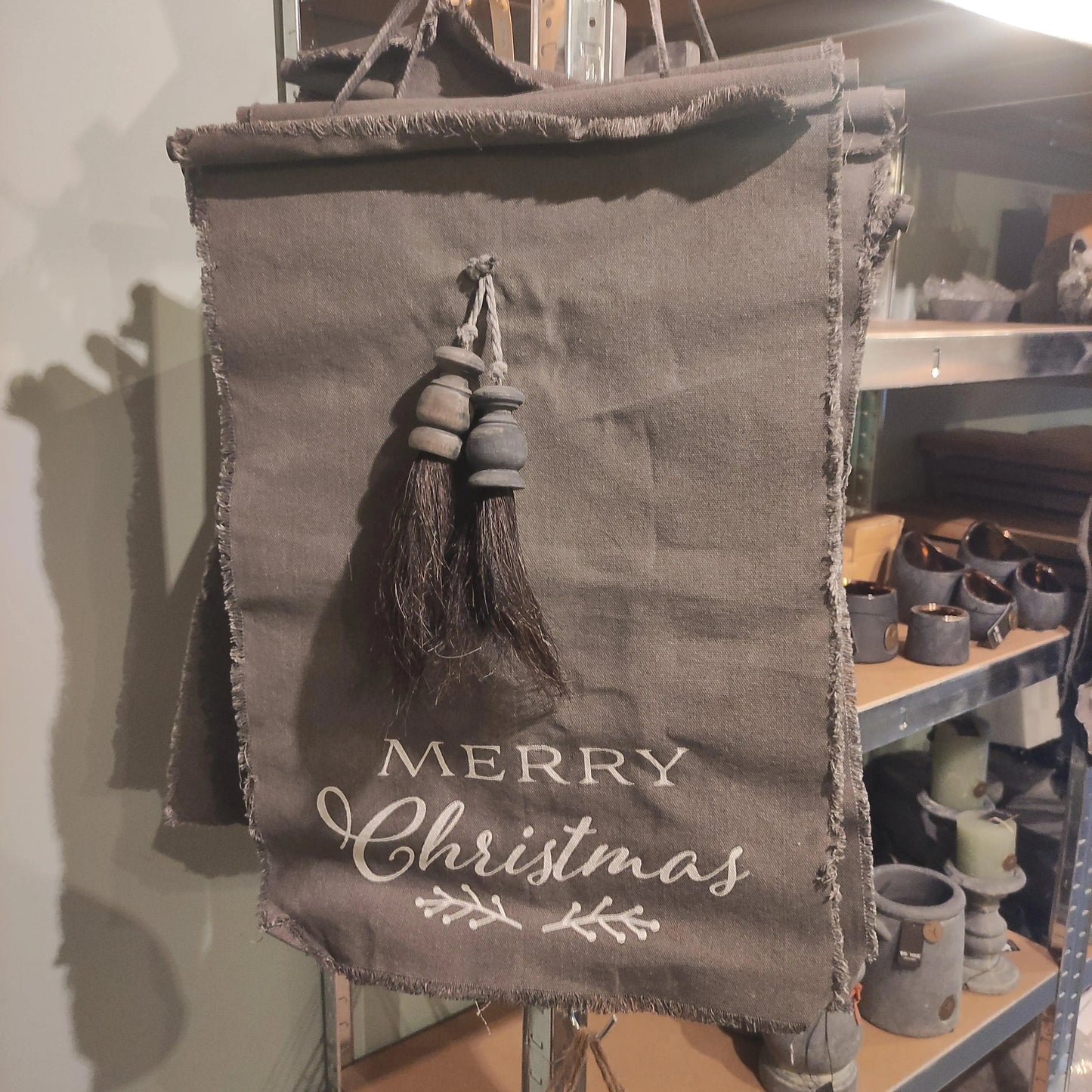 Doek met Kwasten – Landelijke Decoratie Accessoire | Brynxzonline.nl