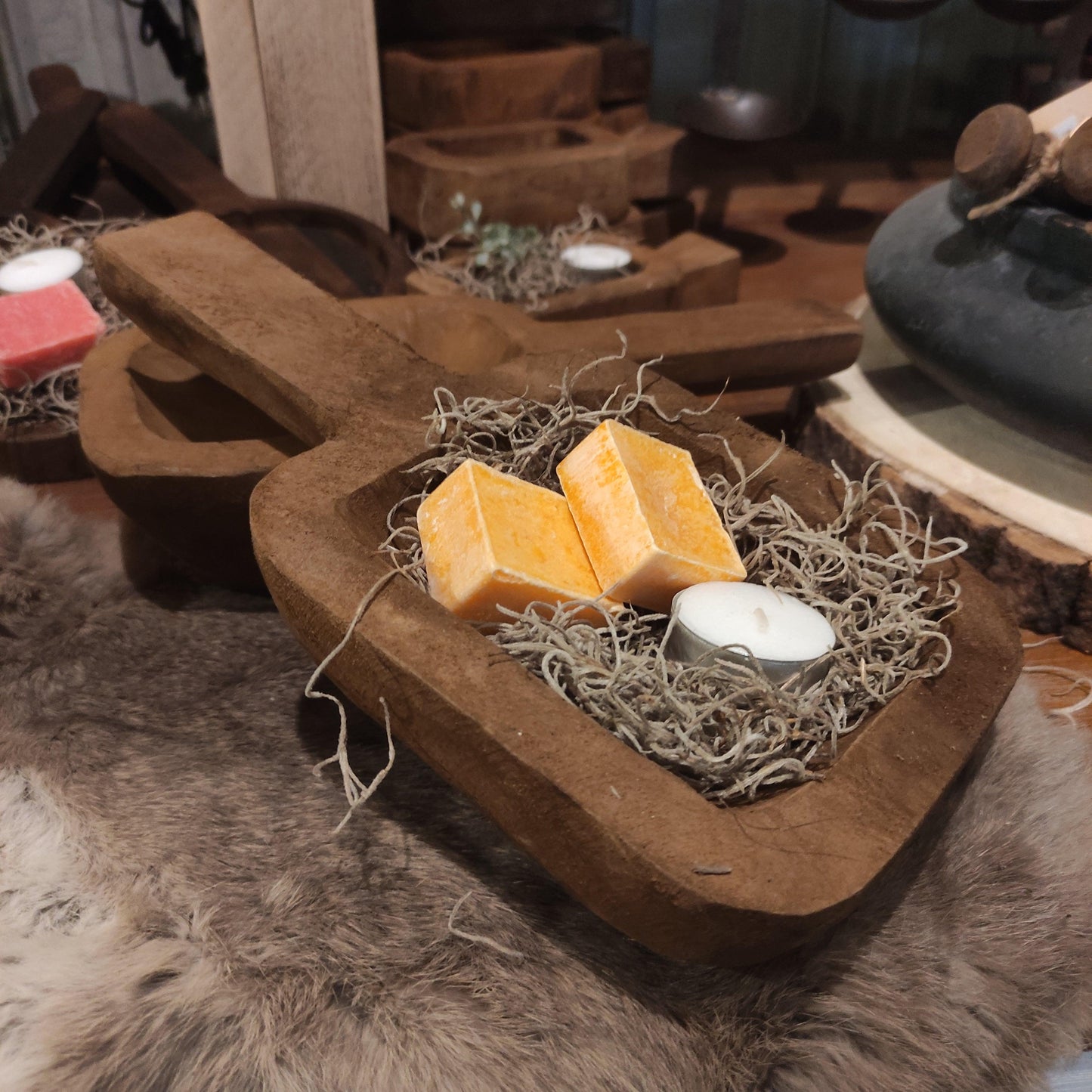 Houten schep - O zo sfeervol