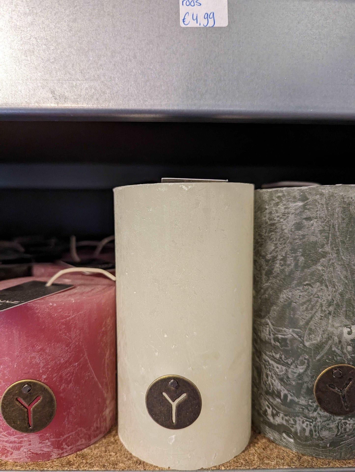 Brynxz Rustic candle Ivory 7x12 cm - Brynxz Online By O zo sfeervol