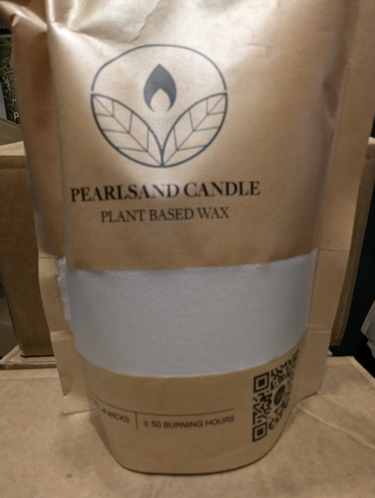 Kaarsen zand Wit O zo sfeervol