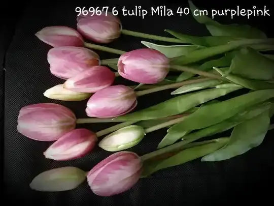 Real Touch Tulpen 40 cm bos van 12 stuks in cadeau doos O zo sfeervol