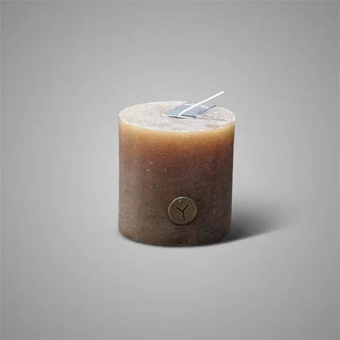 Brynxz rustic Candle Brown Olive 10x10 cm - Brynxz Online By O zo sfeervol
