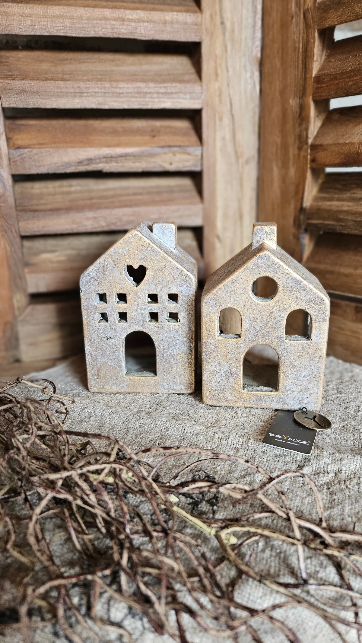 Brynxz Set of 2 Tealights Cosy Houses – Brynxz waxinelichthouder | Brynxzonline.nl