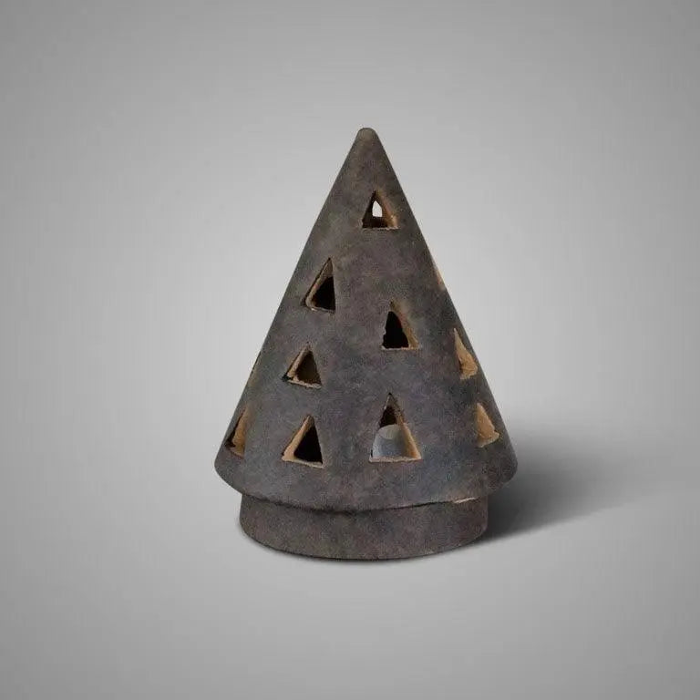 Brynxz X-Tree Tealightcover close-up – Aardewerk Kerstdecoratie | Brynxzonline.nl