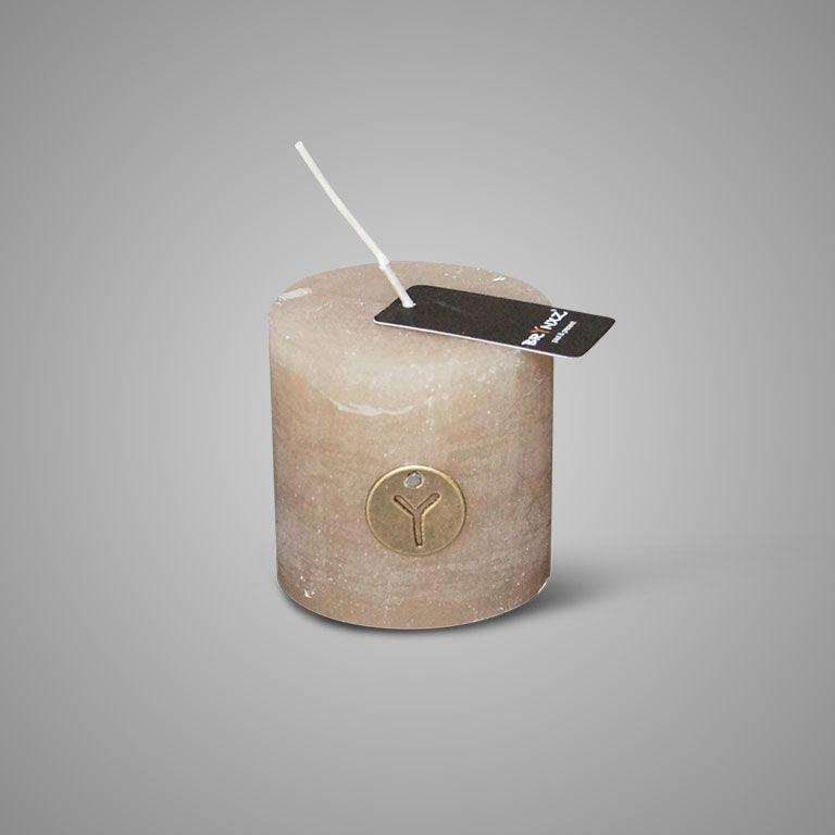 Brynxz Rustic Candle Nature 7x7 cm - Brynxz Online By O zo sfeervol