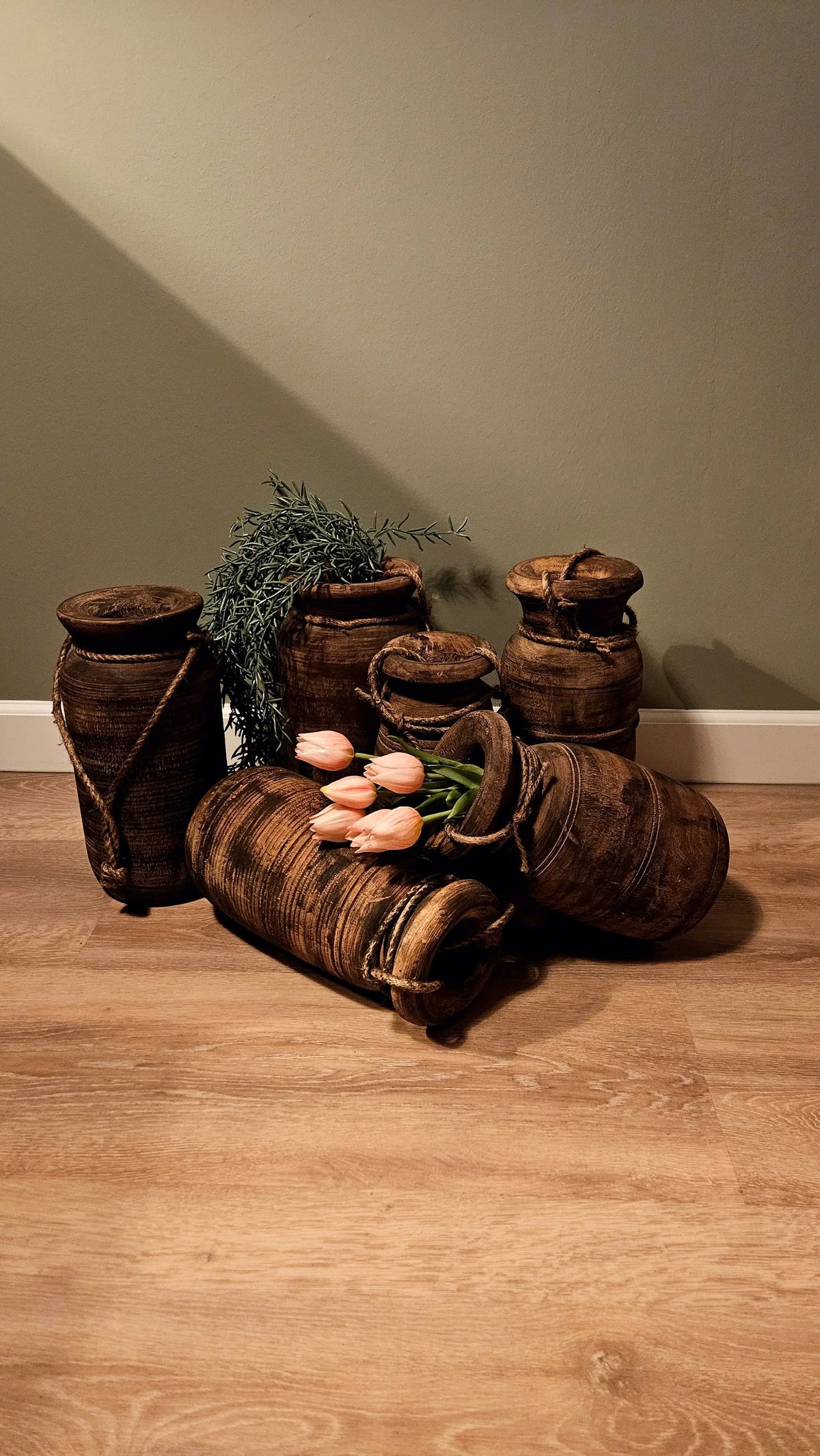 Houten Nepalese potten – Nepalese potten