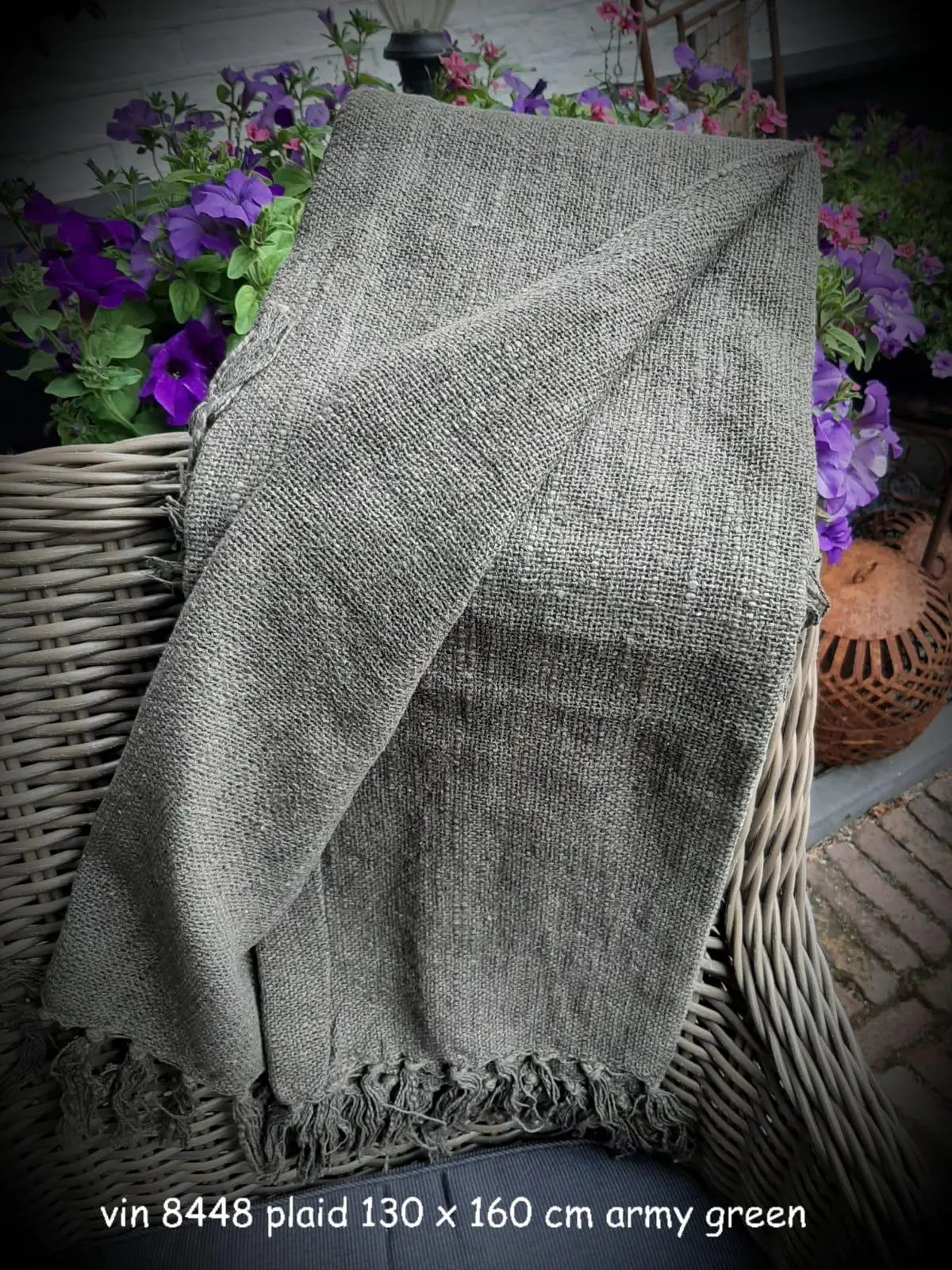 Plaid Groen – Landelijke Decoratie Accessoire | Brynxzonline.nl
