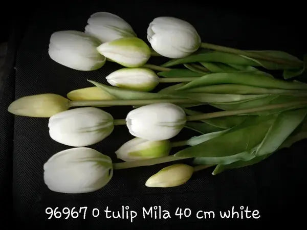 Real Touch Tulpen 40 cm bos van 12 detail – kunst tulpen