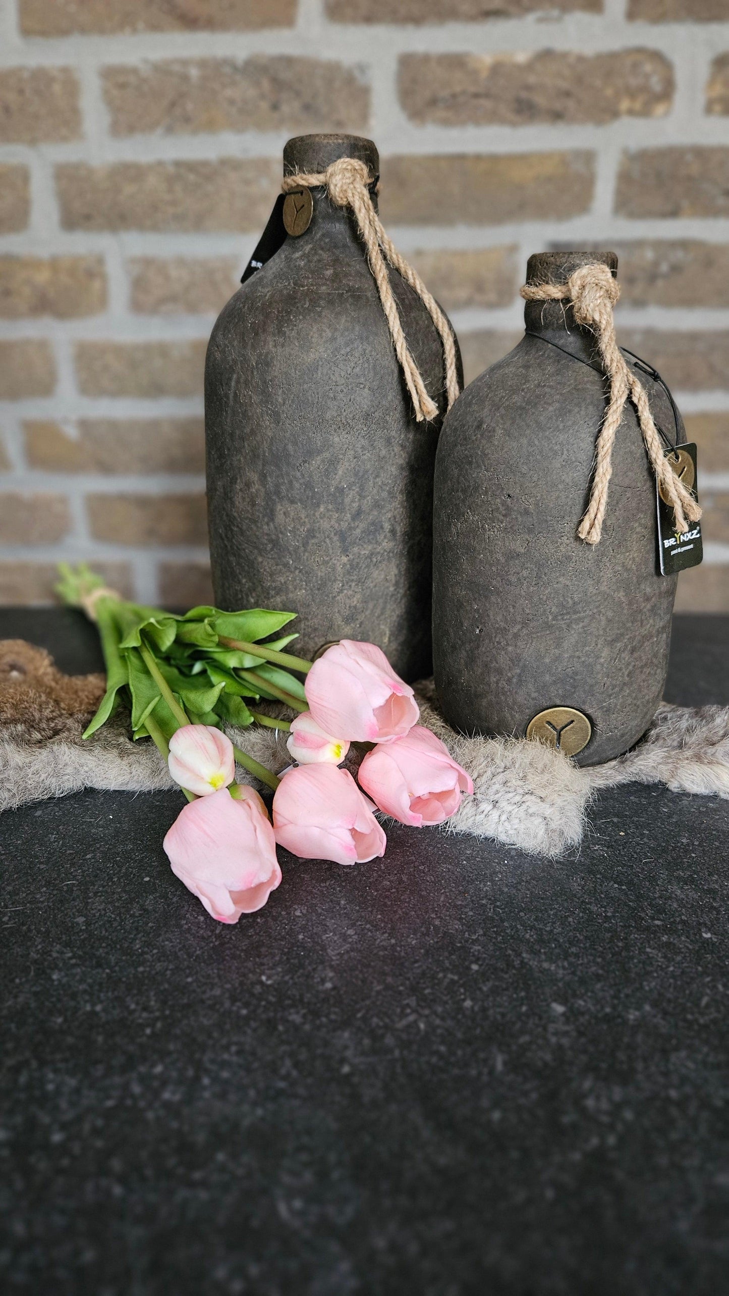 Real Touch Tulpen 46 cm Licht roze - O zo sfeervol