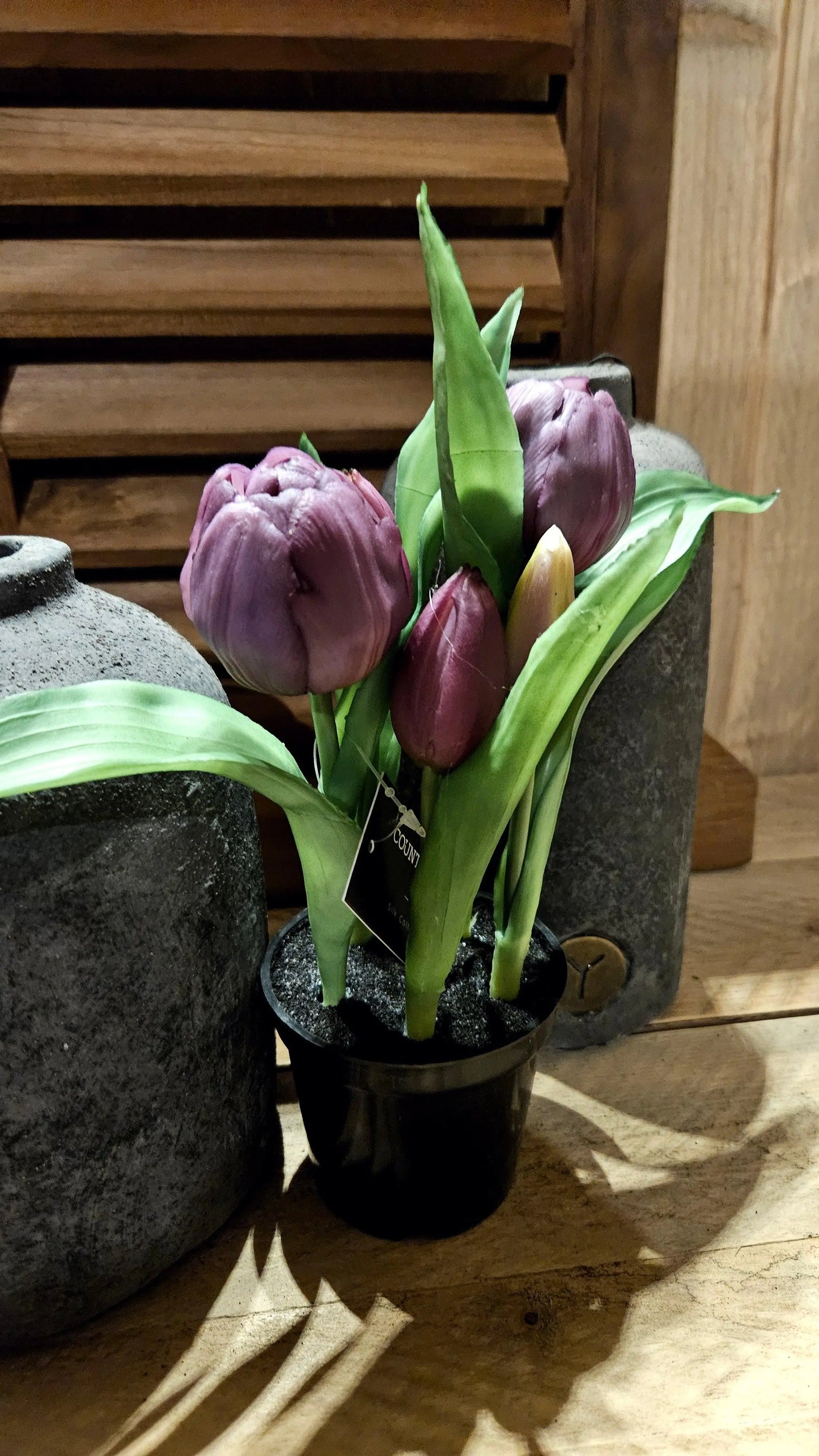 Real Touch Tulpen in pot - O zo sfeervol