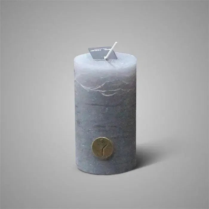 Brynxz rustic Candle Steel Grey 7x12 cm - Brynxz Online By O zo sfeervol