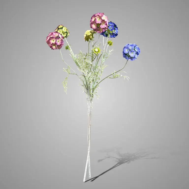 Sylxz Scabiosa Multi 64 cm – kunstbloemen
