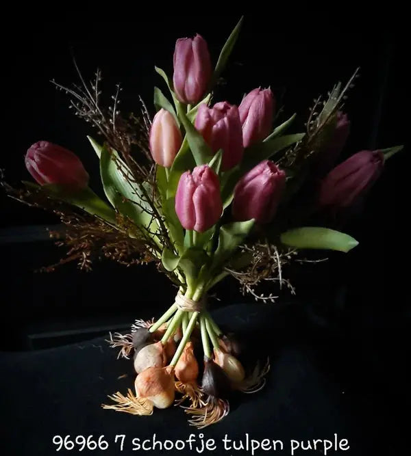 Tulpen Schoof real touch Purple – kunst tulpen