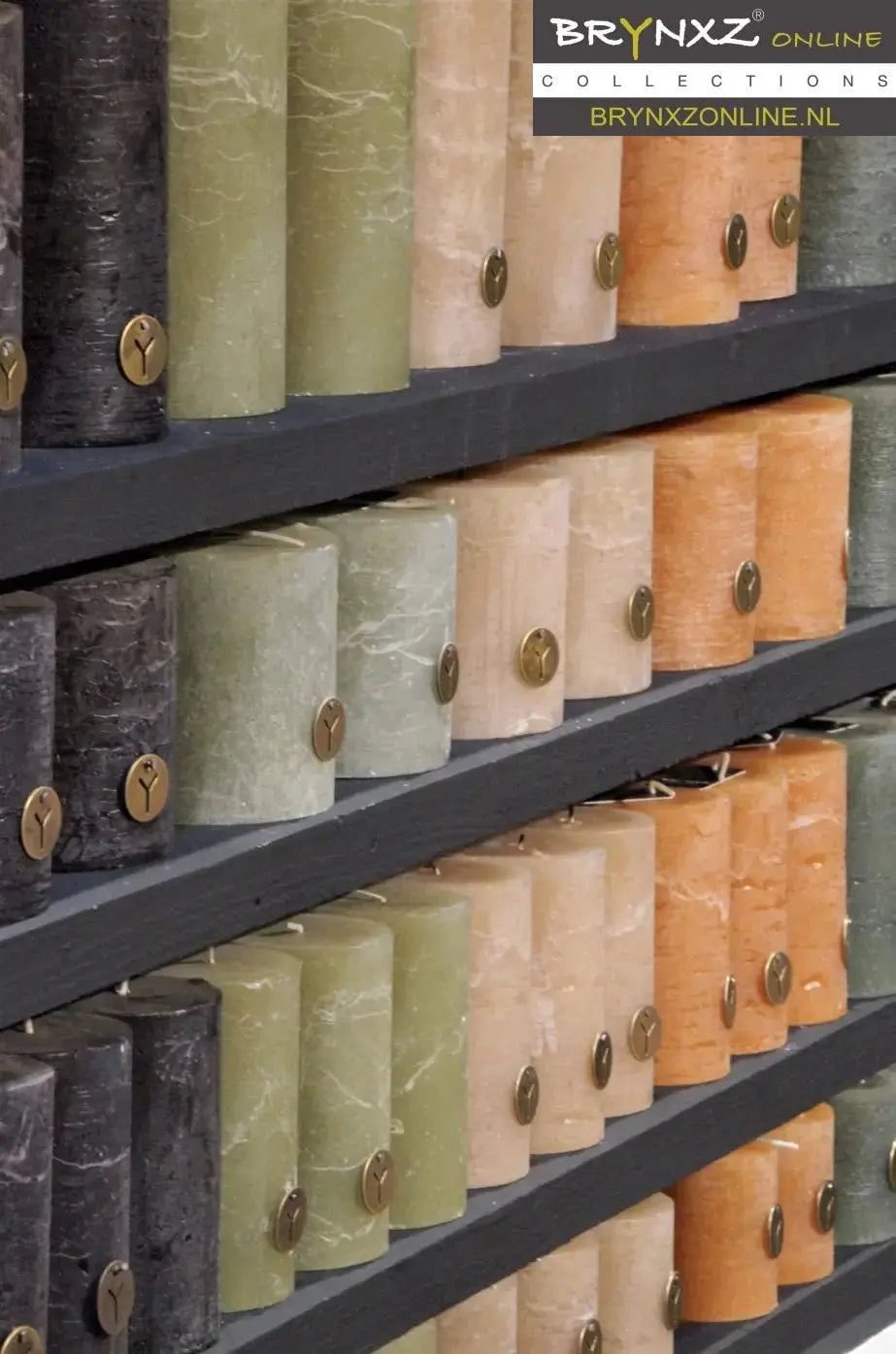 Brynxz-Kaarsen-Sfeervolle-Dinnerkaarsen-Blokkaarsen-Drijfkaarsen Brynxz Online Shop voor al uw woondecoratie en kunstbloemen