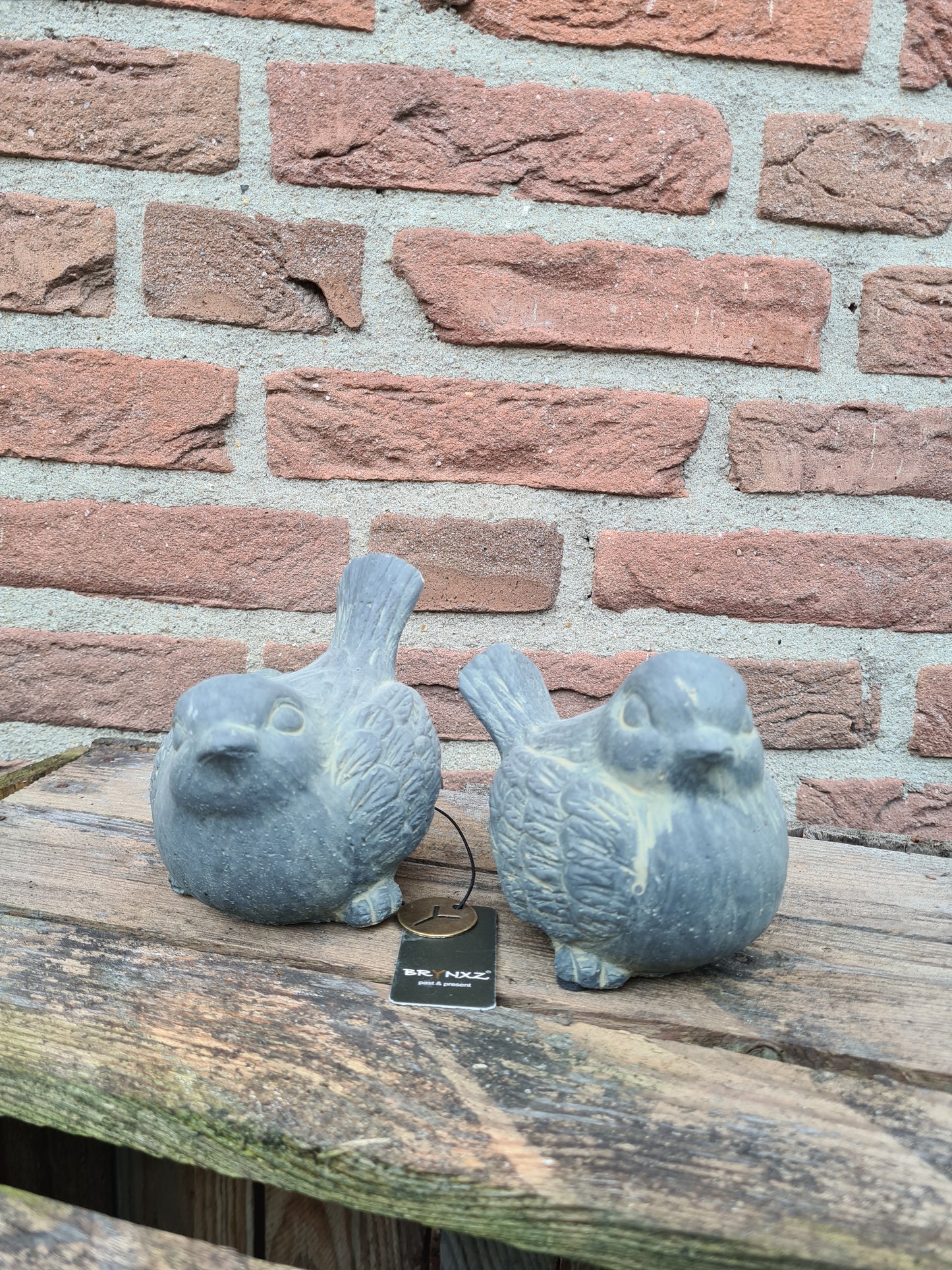 Set of 2 Birds Relief Majestic Vintage D.12 H.11-9