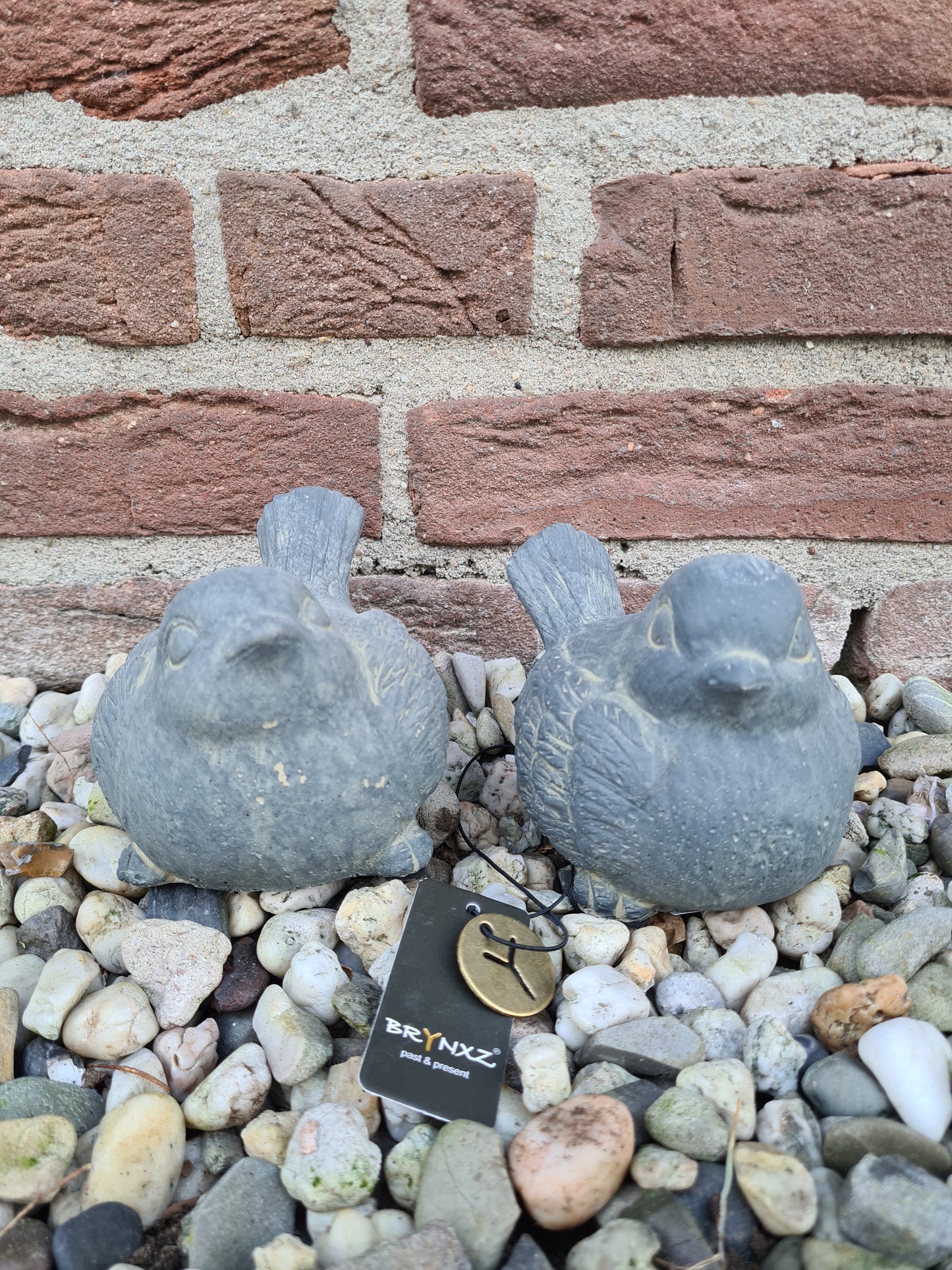 Set of 2 Birds Relief Majestic Vintage D.12 H.11-9