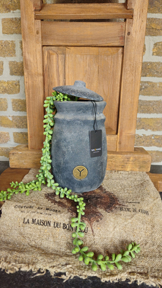 Brynxz Pot and top Classic Stone Black L