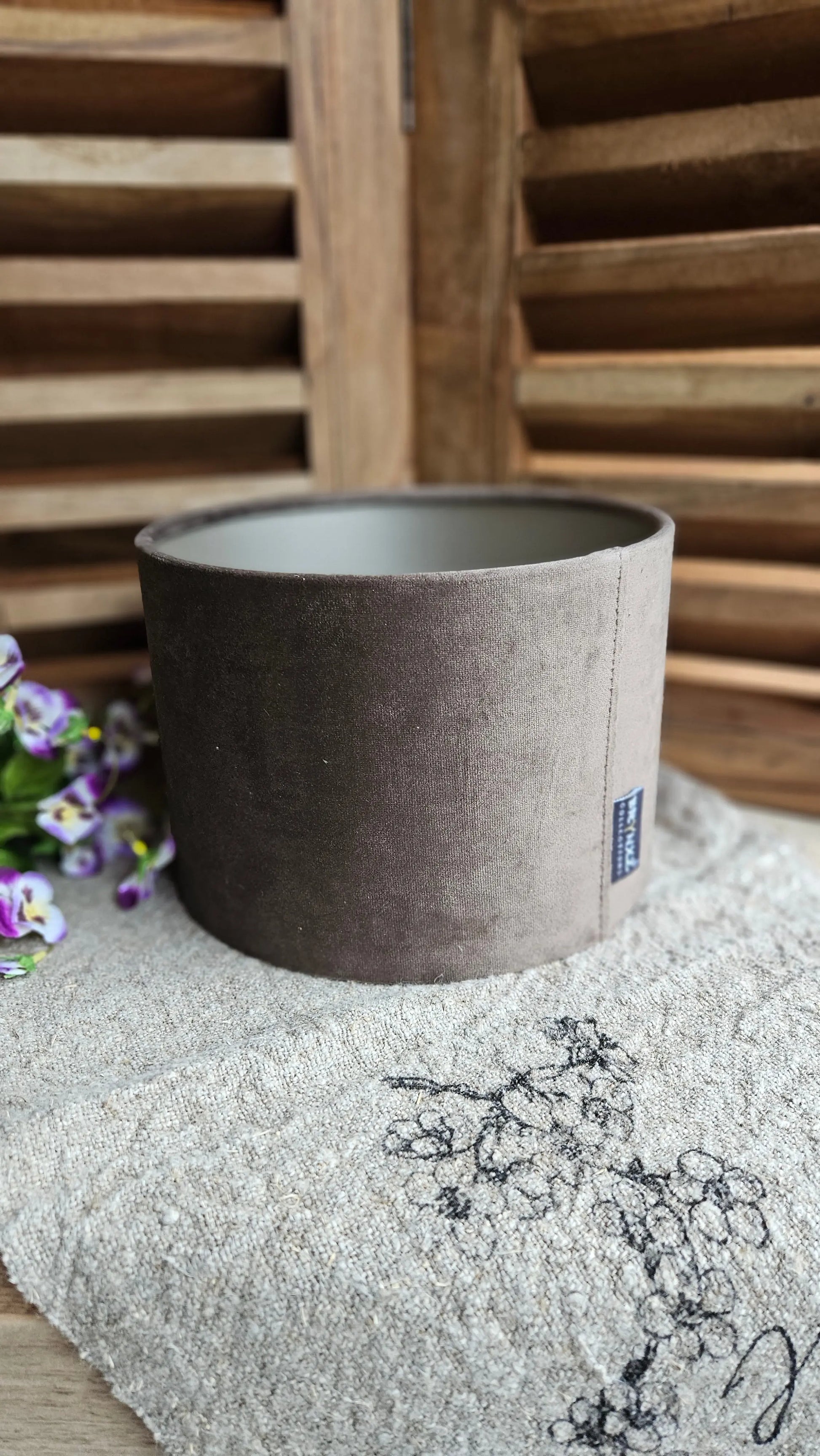 Brynxz Lampen kap Bruin Velvet (BRSE33) Brynxz Online