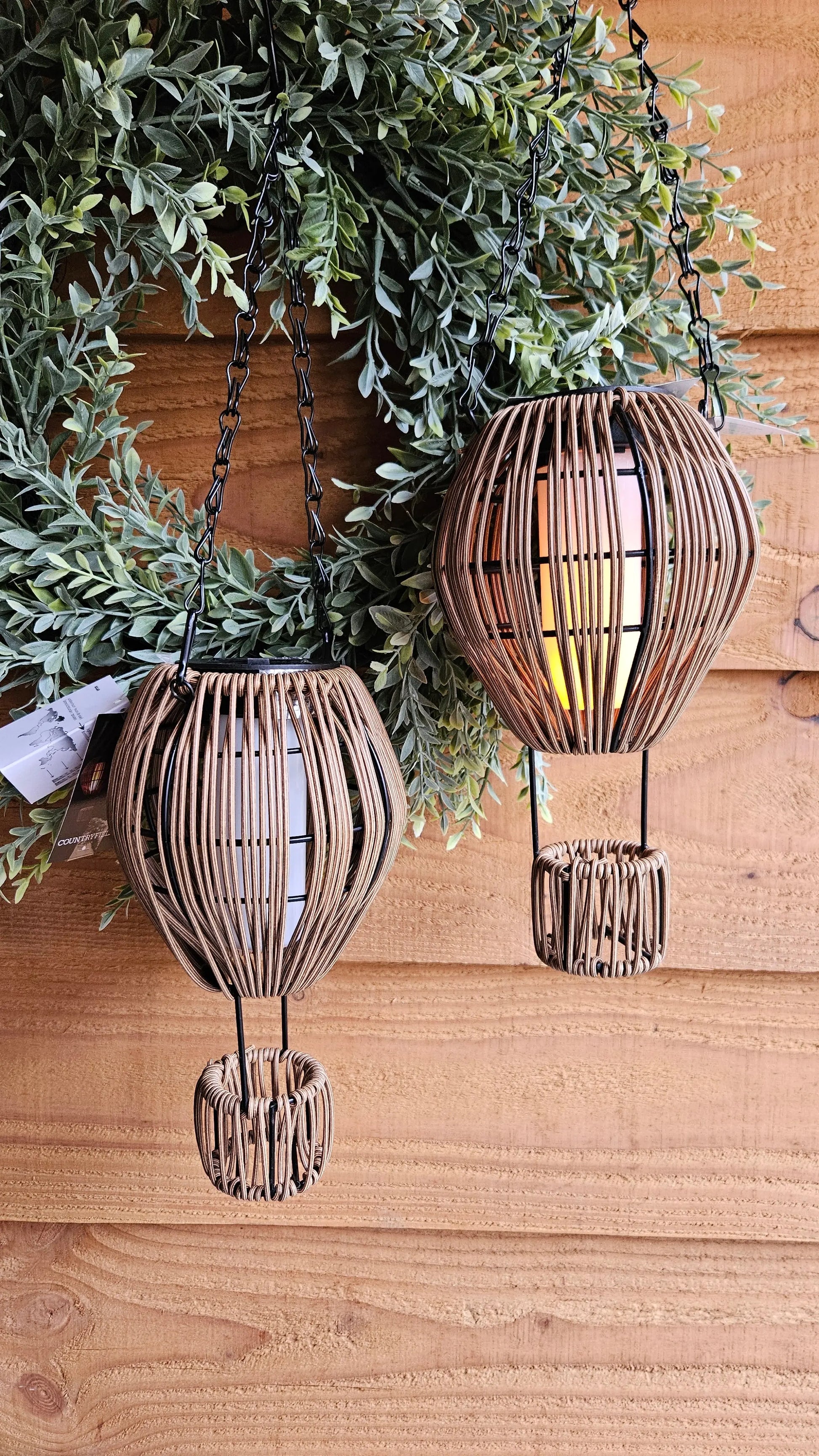 Luchtballon met solar verlichting O zo sfeervol