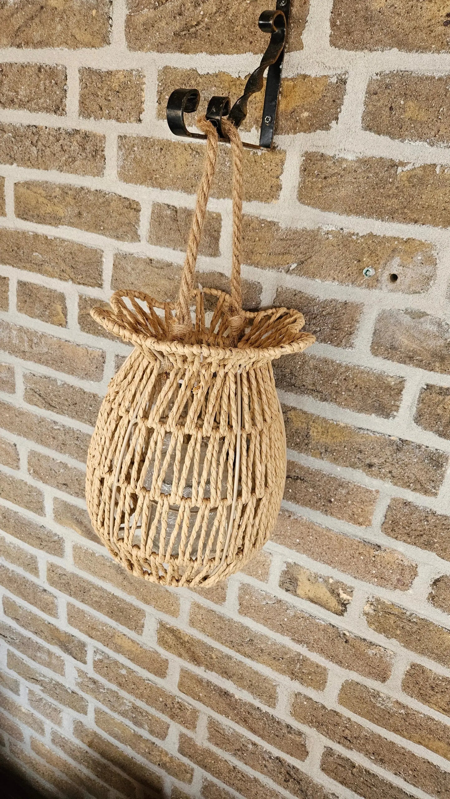 Lantaarn met glas erin O zo sfeervol