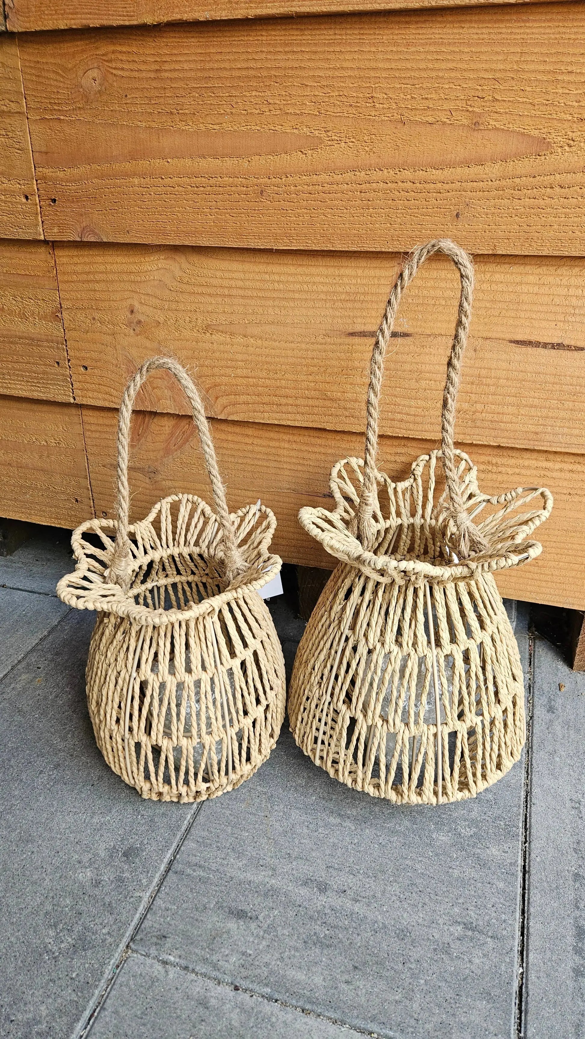 Lantaarn met glas erin O zo sfeervol