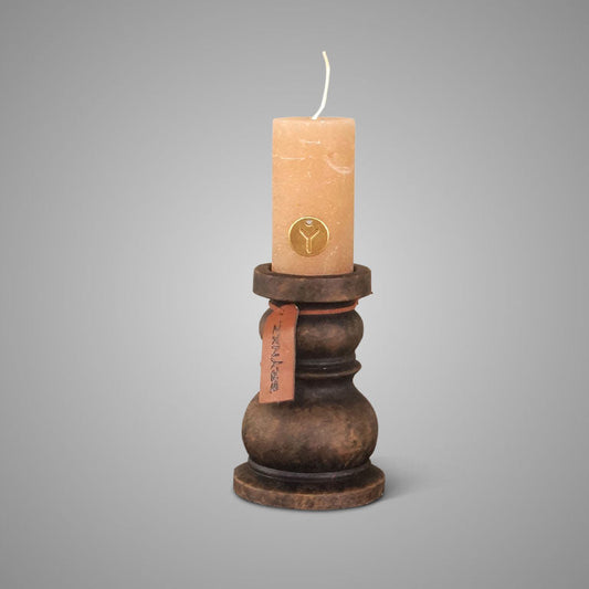 Candleholder Basic Maj. Brown S D.10 H.14