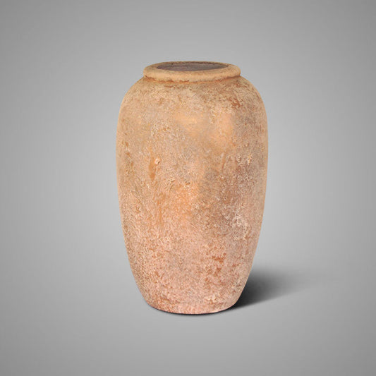 Vase Luxury Limestone Gold M D.22 H.36