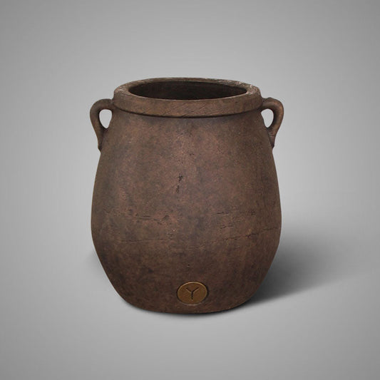 Planter with Two Ears Majestc Brown M D.20 H.22