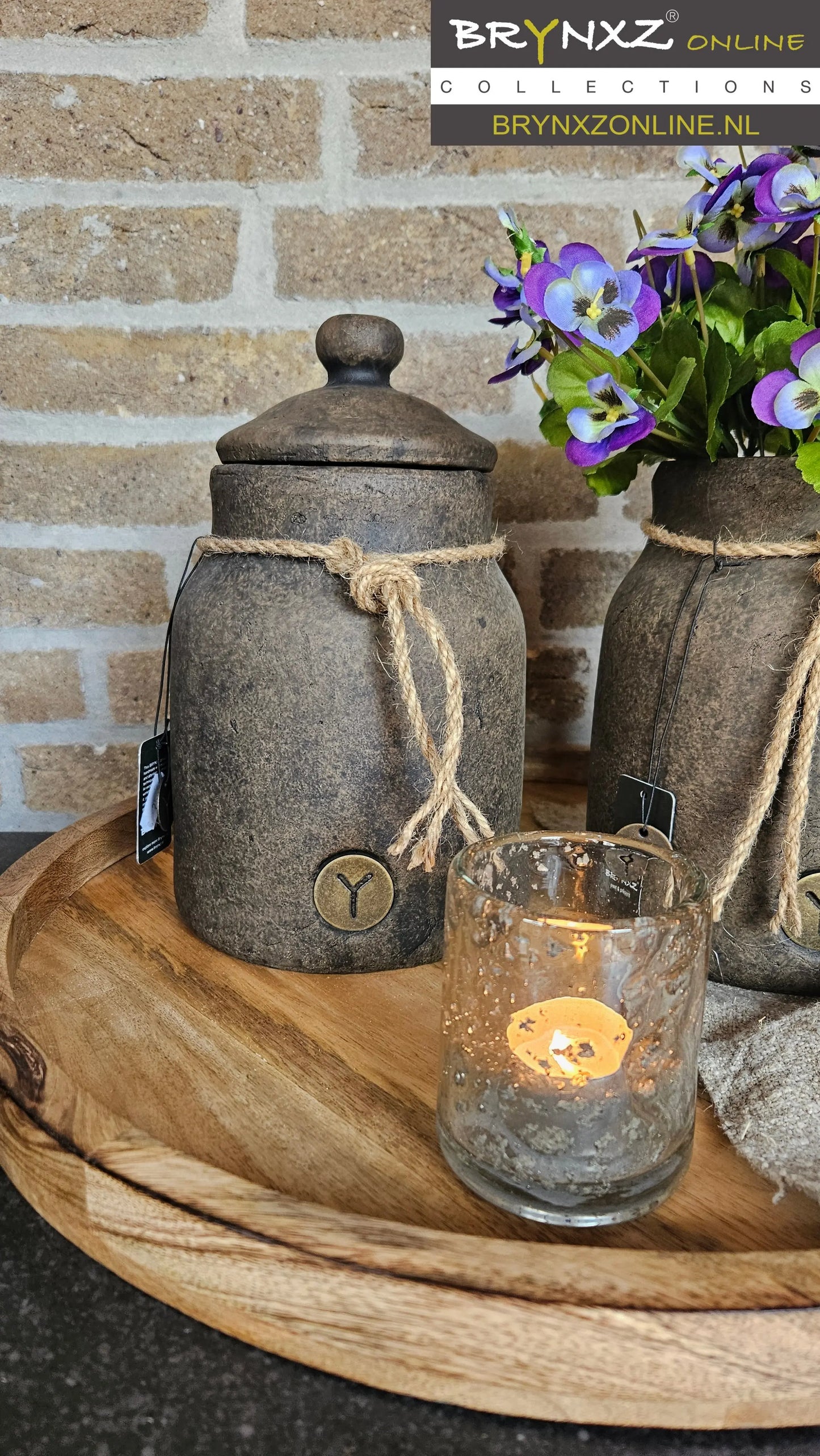 Brynxz Pot and Top with Rope M – Brynxz pot met deksel | Brynxzonline.nl