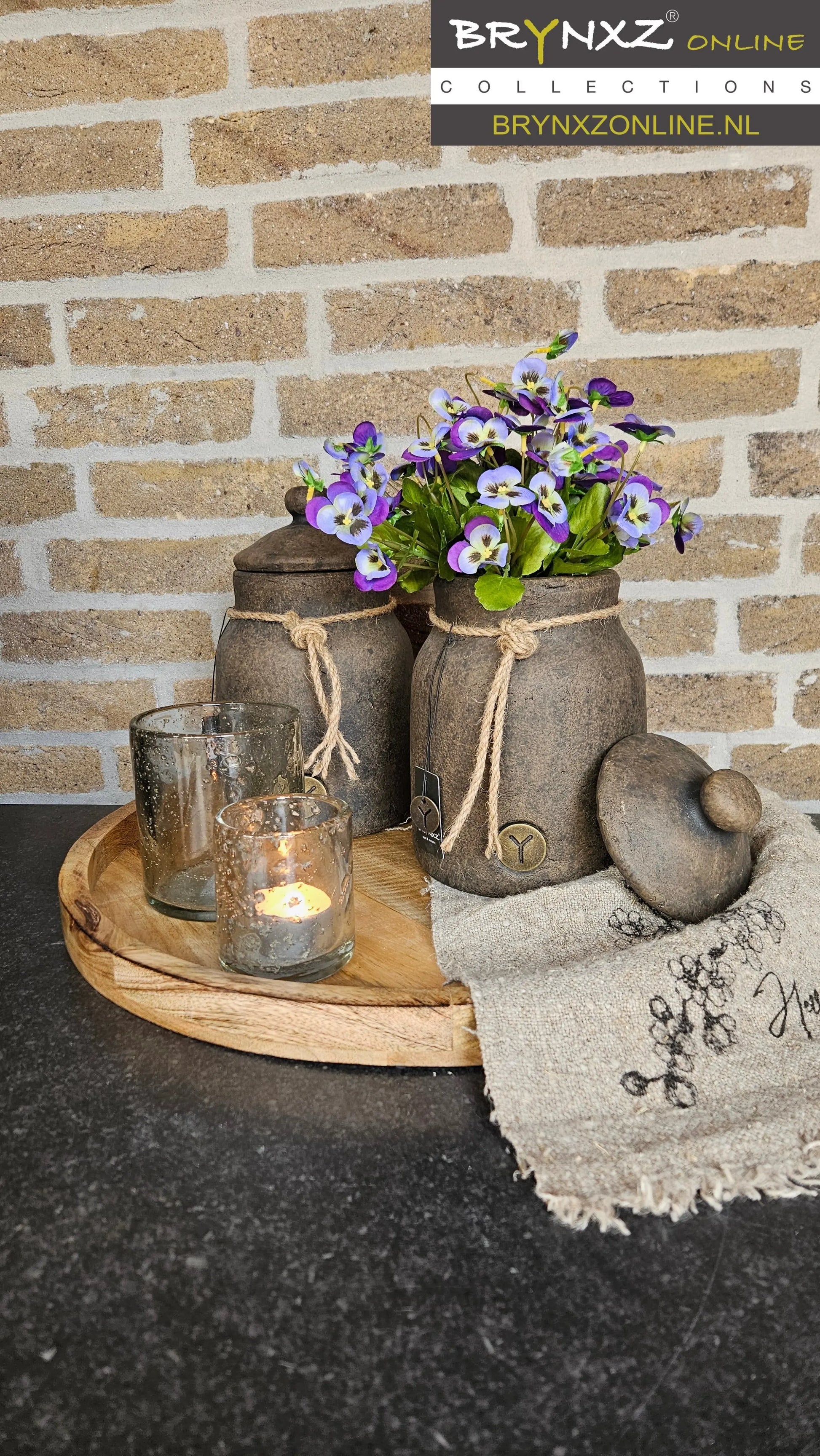 Brynxz Pot and Top with Rope M sfeerfoto – Brynxz pot met deksel | Brynxzonline.nl