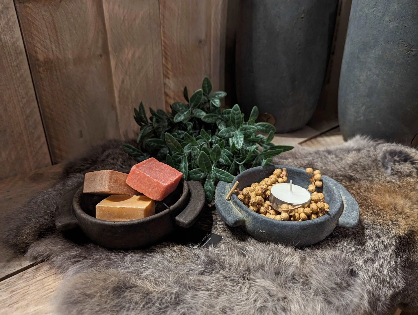Brynxz Waxinelichthouder Handcraft sfeerfoto – Aardewerk Kandelaar | Brynxzonline.nl