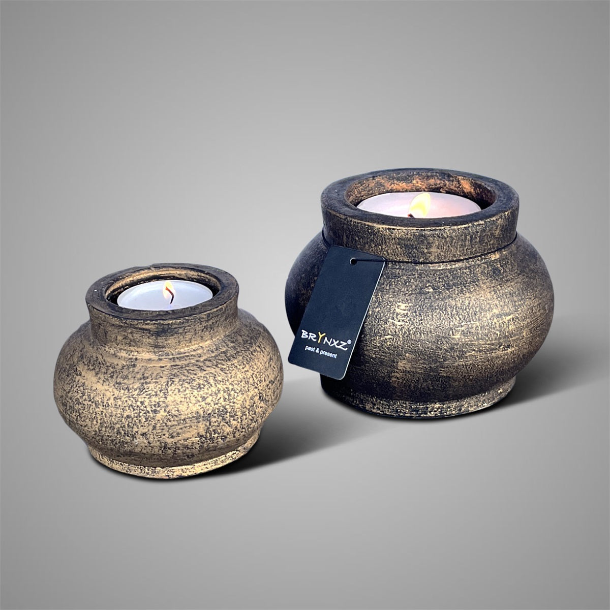 Brynxz Waxinelichthouder Boost set van 2 – Woondecoratie | Brynxzonline.nl