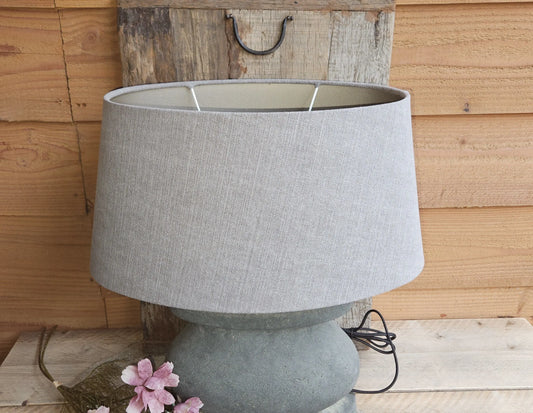 Brynxz Lampshade Oval Stone (BRSE12C) Brynxz Online