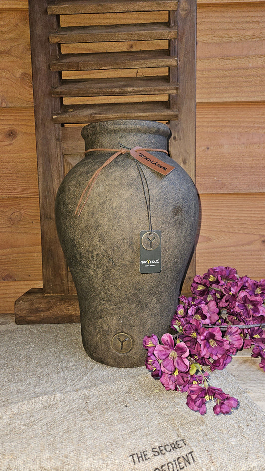 Brynxz Vase Allure Leather Rope M - Brynxz Online By O zo sfeervol