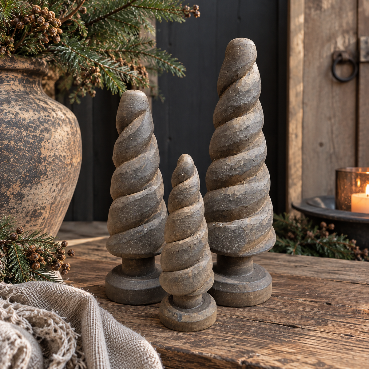 Houten decoratie boom